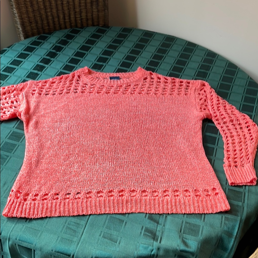 Coral Knit Sweater